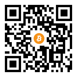 bitcoin:39jwPadrnhYfNz33SyeEN9Bt7zyw9dnrLK black Bitcoin QR code