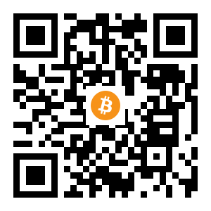bitcoin:39k8kQBHk4dsYsnzCAvAfagbK2P1TLyALC black Bitcoin QR code