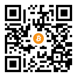 bitcoin:39rXs1Rt357ovPh2GpDcR5KMax4dNdE5cx black Bitcoin QR code