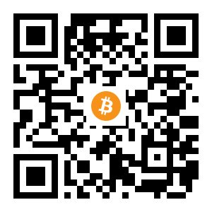 bitcoin:3A1VYSTFhnHuRLbmDyrYtmPfLos1X8qCmi black Bitcoin QR code