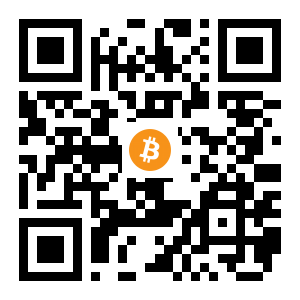 bitcoin:3A3bZjnk2CRH8zEHKMZoQ3dZe5HHzyxMne black Bitcoin QR code