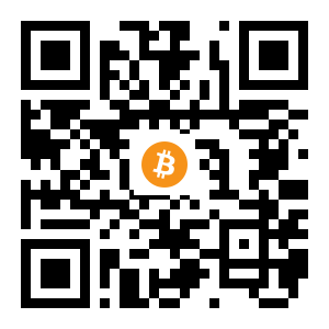 bitcoin:3A4FFxSrUCWDqqcp8coU13oHydQ9CkKNwt black Bitcoin QR code