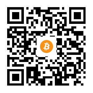 bitcoin:3A7A3hE3mZa8hj2jYNtCaZU31dhZ3e7aUS black Bitcoin QR code