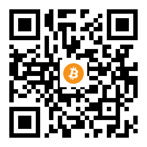 bitcoin:3A7pvijSeyhPzvt9xo7PtHQoMzPSZbAanx black Bitcoin QR code