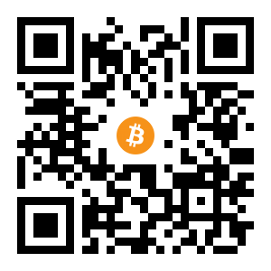 bitcoin:3A8CB7NCcNQxQMV8EtyH1dXuadxiQVTZ9E black Bitcoin QR code
