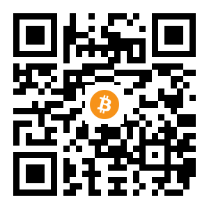 bitcoin:3A8zFMB7NBsin6MgpVn3WZPVtT64EL1VmX black Bitcoin QR code