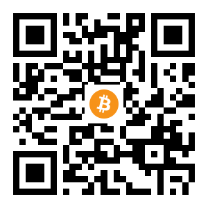 bitcoin:3AAXYmf5ghwWQMxyJfyb6Hk2uS8f3yUN78 black Bitcoin QR code