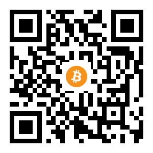 bitcoin:3ADtdb7CcfaMv1srwQvNx7UAsD77BJeyfo black Bitcoin QR code