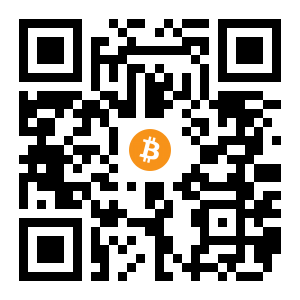 bitcoin:3AFAoxYsw3m656f415bUVPPXM4D2hcUkMG black Bitcoin QR code