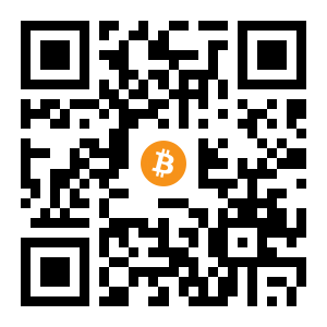 bitcoin:3AFDZD4kzeXu2qCmCVrh7AwFbV9bbexaS4 black Bitcoin QR code