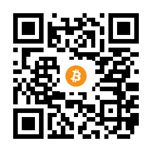 bitcoin:3AFvXzeLSBLw4RRJKueK4ynGKtLddhrsbi black Bitcoin QR code