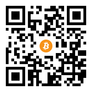 bitcoin:3AGk7AKsEf1S2iz8vkiVn5BoRX1KdQZrTL black Bitcoin QR code