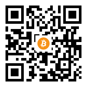 bitcoin:3AGoDZkvPesGVXmgPPXcyP3n2ghv7A6mbv black Bitcoin QR code