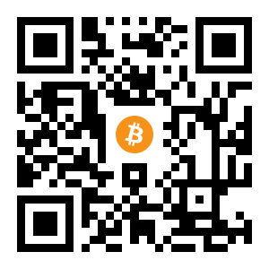bitcoin:3APJ5ZyHiGXWBbfwKFvc4HzSemghV2zyQG black Bitcoin QR code