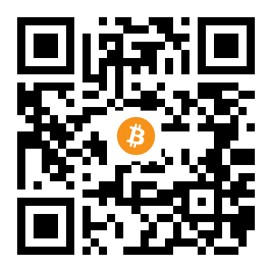 bitcoin:3APp78JaWeXWBKHfDEdzF22nXSTJ8cFBqp black Bitcoin QR code
