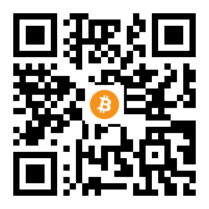 bitcoin:3AQ8PVE3DvJc74yFAi9ypMPRtuxDaEU63L black Bitcoin QR code