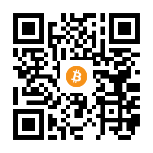 bitcoin:3AU6XKYujNsctQLBbKqGeBhViGxYnc78Ge black Bitcoin QR code