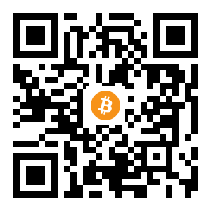 bitcoin:3AV9oeWrmN6VKA23HxrWPjFxPiwpX58bPP black Bitcoin QR code