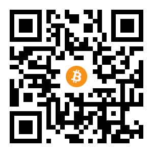 bitcoin:3AVwkbZcLSqTuyVwbmm1QERc3jGf9SXftq black Bitcoin QR code