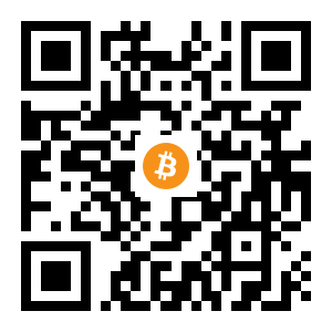 bitcoin:3AWvmYwCDaNdZhcTmGpYRMM6hk9wrBFfJZ black Bitcoin QR code