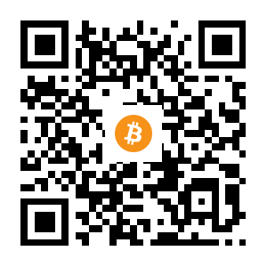 bitcoin:3AXCgVNXfiEuQqqngGgBC2C4DRAaaFWtT4 black Bitcoin QR code