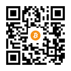 bitcoin:3AXU5eEqAGZ39DZQRm8HQ6Lb68mP319ixm black Bitcoin QR code