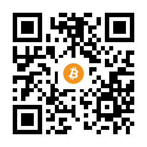 bitcoin:3AXxs9hhV2v1keKasrhvmCRfiderFQzCRJ black Bitcoin QR code
