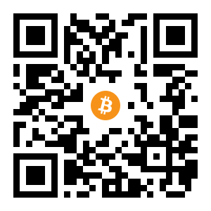 bitcoin:3AZBuQFDtkXVmTcuUyQrX7rkphKX9m8eQg black Bitcoin QR code