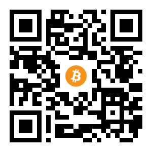 bitcoin:3AaPNCk1KejNRrHpKHHsNyJGArWfbhgqQ4 black Bitcoin QR code