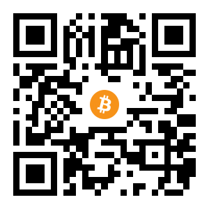 bitcoin:3AbbT6AWphNBu2ZJ5tgzEjF1vU75QUqmVF black Bitcoin QR code