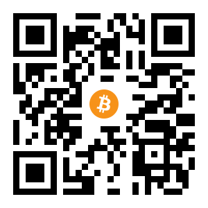 bitcoin:3AcjnZiMCAX6N46M3w1wURxqZF1Xh7EzL8 black Bitcoin QR code