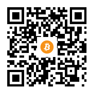 bitcoin:3AizgxkUhN9DRrK8KQGWqaa57Bu7xK6EUU black Bitcoin QR code