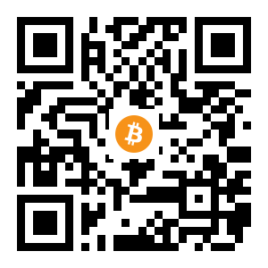 bitcoin:3AkWZG8KQx241oL3jBKD1acwntf9V1mS2w black Bitcoin QR code