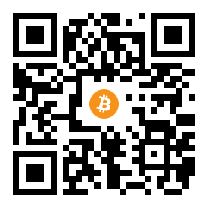 bitcoin:3AkcNwhD2RVDwxQ63mywLmQVqRGSSKZsCS black Bitcoin QR code