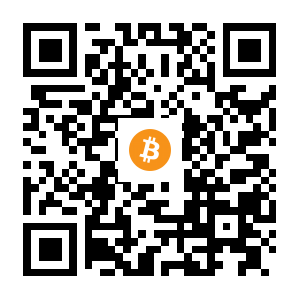 bitcoin:3AkeFq4GYGbS7qv6ZqaUooFTtB2bhjVW6P black Bitcoin QR code