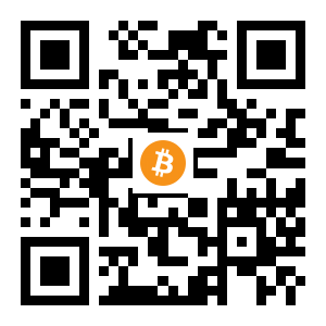bitcoin:3Aky2VFfUswZ618GsiBt9MeHMhxv6oE2ff black Bitcoin QR code