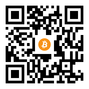 bitcoin:3AqjV3GWYSkpoqmRDkFVNDF18rmF4FB9ND black Bitcoin QR code