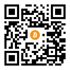 bitcoin:3AsG1kefitQGfDYhkqddo2BjTifb1hvACG black Bitcoin QR code