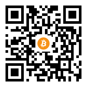 bitcoin:3AsWxBU1Mf5zcvK7SVqEeLbV1gBbisyguG black Bitcoin QR code