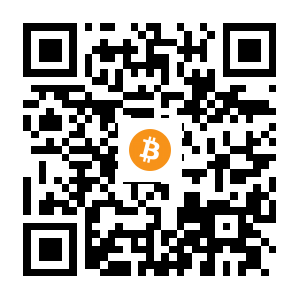 bitcoin:3AvFncxmX3VDbZd8sKqUdeKMZYQkxMkcWp black Bitcoin QR code