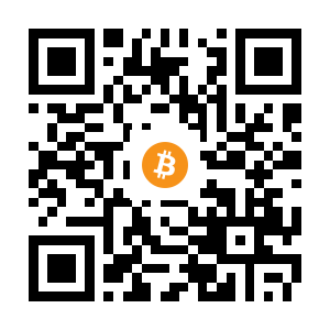 bitcoin:3AvV1u11c7YrZ5VHey4uvmJQjRf5pmDUUg black Bitcoin QR code