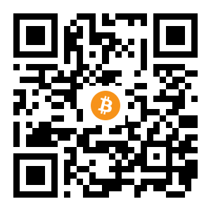 bitcoin:3B2sQGm8YSJUg4eJ6bjA3KNsvB9MjypuHC black Bitcoin QR code