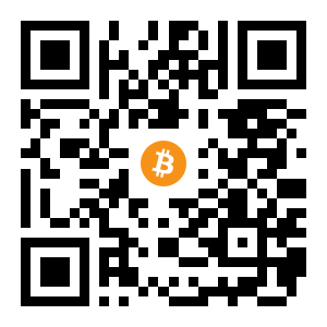 bitcoin:3B2tjzjx8c1HCuXbADn9628oiRAqJZwpxE black Bitcoin QR code
