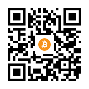 bitcoin:3B54mNSvRs1zuX6KX86xbaQscKRV4EG1Li black Bitcoin QR code