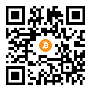 bitcoin:3B7dF6uLMf1UprHA7HuoUeGQJXGsX6rPzo black Bitcoin QR code