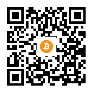 bitcoin:3B8HkEC8Lg4AxbRX7moRGHYDqKkREKxUfy black Bitcoin QR code