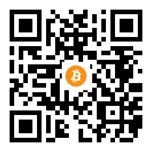 bitcoin:3BATVrLK6TmFdd8VComuLeefyQJimy8SeQ black Bitcoin QR code
