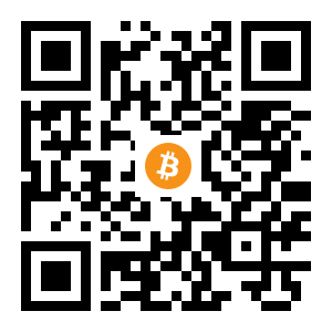 bitcoin:3BBGtPYYJtQQsB3bEZdamh23Zqmer5nyuE black Bitcoin QR code