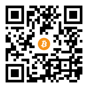 bitcoin:3BCCCueqcj9KT88gto36BoWZqj4Wyqz6wM black Bitcoin QR code