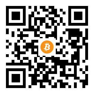 bitcoin:3BFVc3uZoMYg2QweYGZLHWRZCaG5zsSEAo black Bitcoin QR code